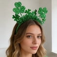 thumbnail image 2 of Gyujnb St. Patrick's Day Headband - Happy St. Patrick's Day Leprechaun Hat Design Irish Festival Party Accessory,One Size, 2 of 4