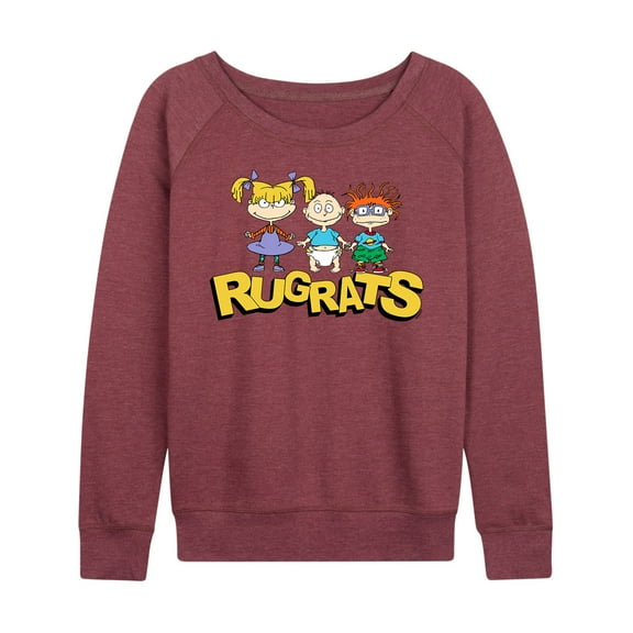 Rugrats - Tommy, Chuckie, And Angelica - Women's Lightweight French Terry Long Sleeve Shirt