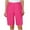 Hot Pink, variant on Taqqpue Womens Bermuda Shorts Summer Lounge Shorts Loose High Waisted Workout Athletic Shorts Casual Knee Length Long Shorts for Women with Pockets
