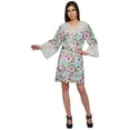 thumbnail image 2 of Moomaya Printed Robe For Girls Cotton Plus Size Nightwear Summer Bathrobes, 2 of 6