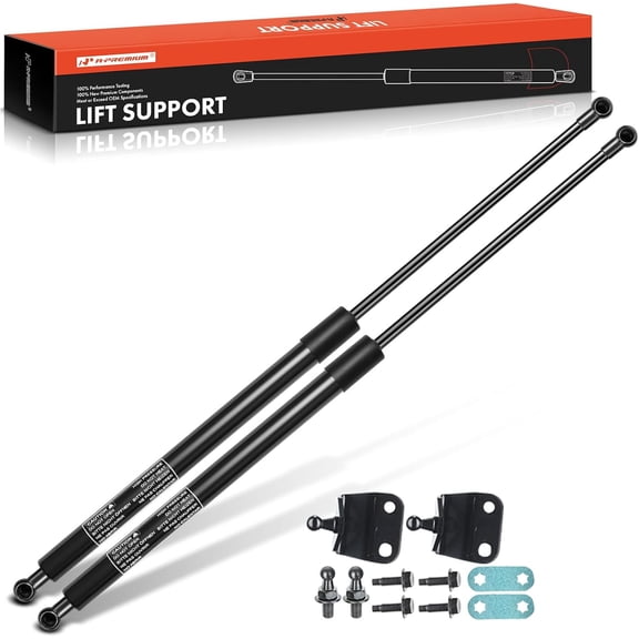 A-Premium Tailgate Rear Hatch Lift Supports Shock Struts Replacement for Nissan 350Z 2003-2008 Coupe Only with Rear Spoiler 2-PC Set