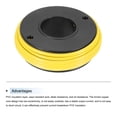 thumbnail image 3 of Uxcell 16AWG Stranded Wire Hookup 6M/20ft Yellow Electrical Wire UL1007 Spool, 3 of 6