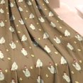 thumbnail image 3 of Beige Chicken Pattern Blanket,Comfortable Soft Lamb Wool Throw Blanket,All Season,Warm Lightweight Blankets for Sofa Bed Couch Living Room Chair,30"x40", 3 of 4