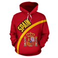 thumbnail image 5 of Sudadera con capucha con estampado de la bandera nacional de España en 3D para hombre, ropa de calle, nueva moda, jerseys de manga larga, 5 of 5
