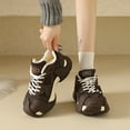 thumbnail image 4 of SKIUHS Women's Chunky Sneakers Breathable Lace-Up Platform Walking Sneakers Fashion Casual Dad Shoes, 4 of 4