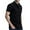 Black, variant on adviicd Mens Button Down Short Sleeve Shirt Mens Short Sleeve Button Down Shirts Casual Work Shirts V Neck Summer Beach Tops Black,M