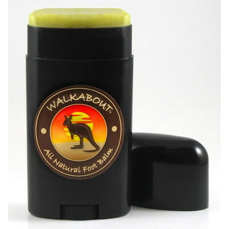 Vegan All Natural Foot Balm for Cracked Heels, Sore Feet, Eczema, Psoriasis, Dry Itchy Skin, Diaper Rash  - WalkAbout  Foot