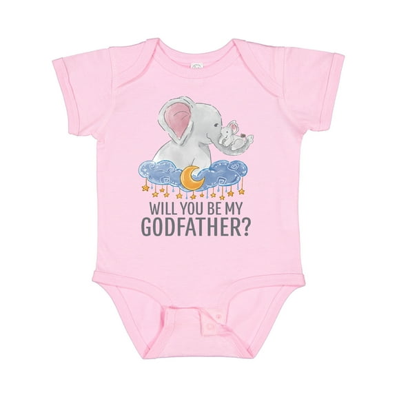 Inktastic Will You Be My Godfather? Boys or Girls Baby Bodysuit