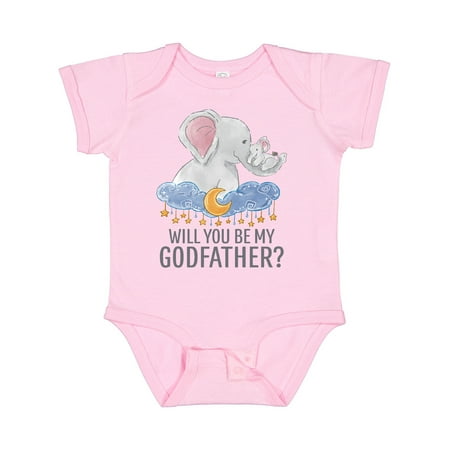 

Inktastic Will You Be My Godfather Gift Baby Boy or Baby Girl Bodysuit