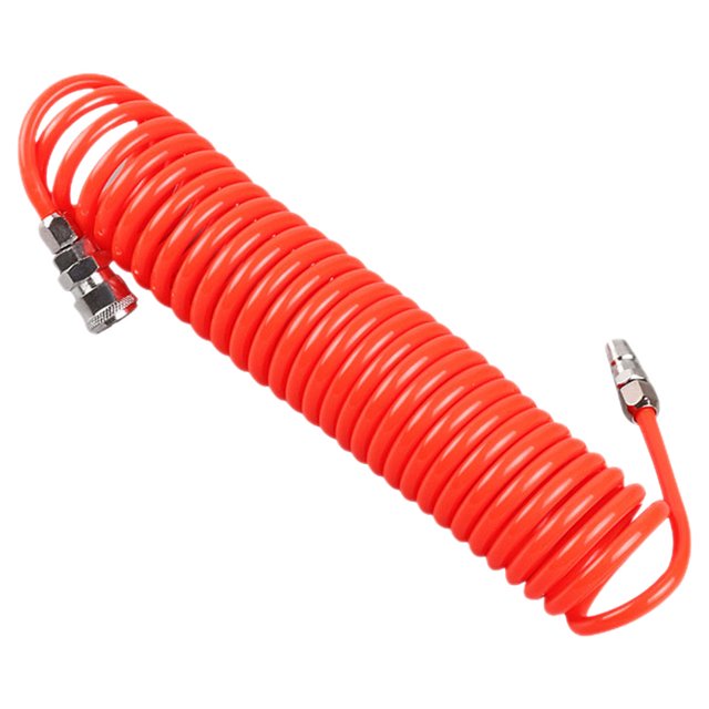 HEALEEP Tuyau d'Air avec Connecteur pour Compresseur Tube d'Air Rouge Acier Inoxydable 1Ensemble