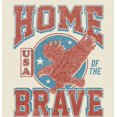 thumbnail image 2 of USA Home of the Brave Natural Men's Crew Neck Short Sleeve Tee-3XL, 2 of 2