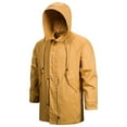 thumbnail image 4 of Awdenio Hommes Couleur Unie en Vrac Cordon à Capuche Veste Décontractée, 4 of 8