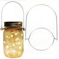 thumbnail image 4 of Yucurem Solar Mason Jar Lights, LED Fairy Party Wedding Lamp, Garden Decorative Lamp (Handle), 4 of 10