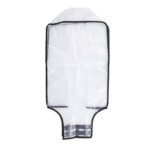 PVC transparente impermeable cubierta de lluvia protector transparente para maleta de equipaje maleta (24in)