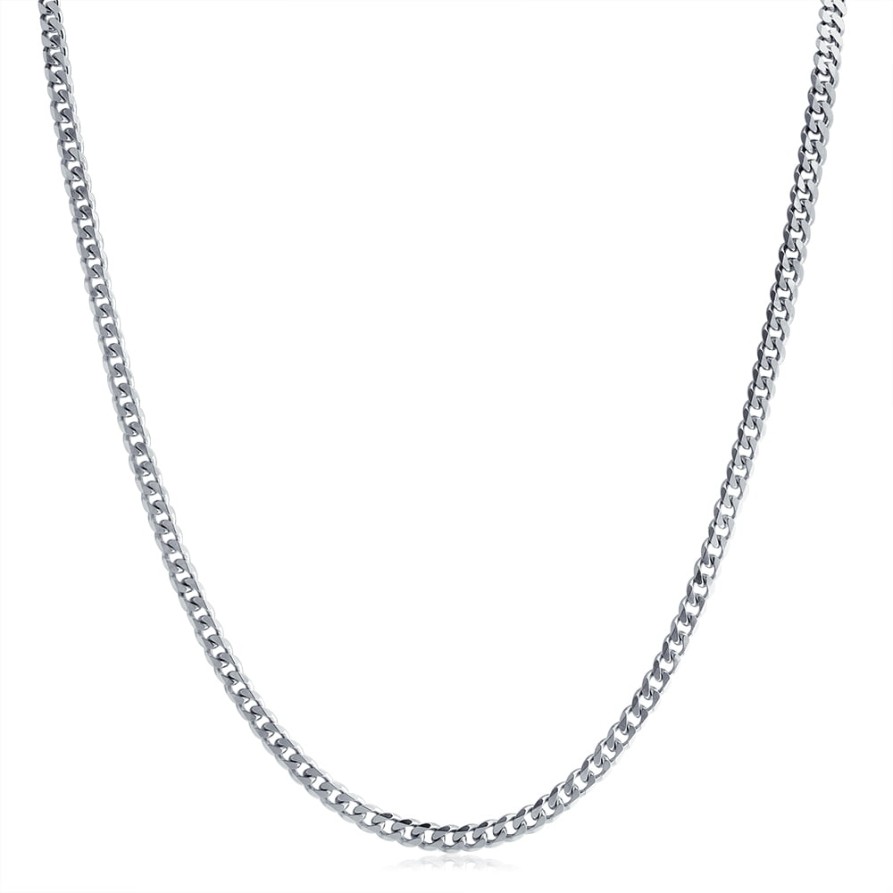 Heavy Solid Curb Cuban Link Chain 150 