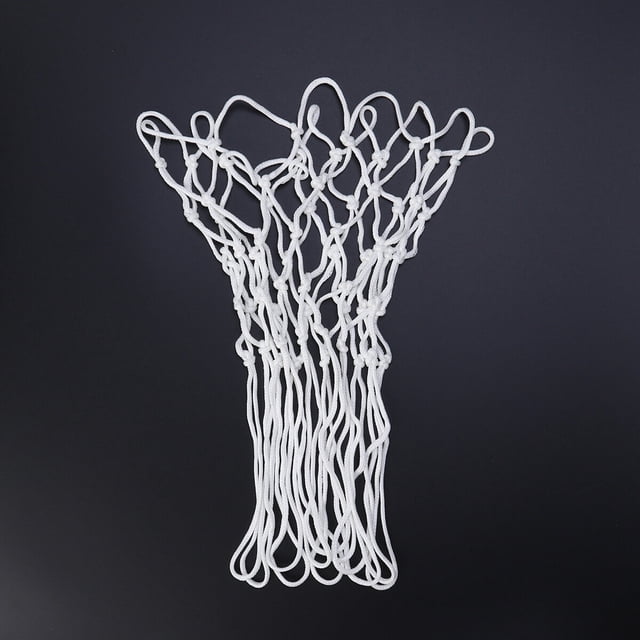 Phenofice 2 Pcs Filet de Basketball en Nylon Blanc Lueur dans le Noir Usage Intensif pour Intérieur Extérieur