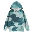 thumbnail image 4 of Xyxonk Hoodies for Girls Cute Camo Size 10-12 Long Sleeve Maple Leaf Graphic Casual Camouflage Sweatshirts with Pocket Winter Hunting Fleece Clothes,Sky Blue 110, 4 of 4