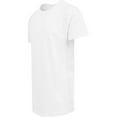 thumbnail image 2 of Build Your Brand Mens Shaped Long Short Sleeve T-Shirt, 2 of 4