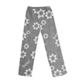 thumbnail image 4 of Fabrcox Womens Pajama Pants Flannel Halloween Ghost Print Sleep Pants for Women Fall Winter Warm Plush Thicken Comfy Women Pj Pants Gray XXL, 4 of 8