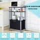 thumbnail image 5 of Estante Soporte de Microondas Costway Organizador Almacenamiento en Cocina 60 x 40 x 98 cm Negro, 5 of 9