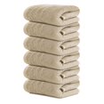 thumbnail image 1 of Juego de 6 toallas de mano Tens Towels 100% algodón, suaves y absorbentes, 41 x 71 cm, 1 of 9