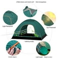 thumbnail image 4 of Camping Dome Tent 2 Person- Waterproof Windproof Tent with Double Layers Door-Easy Set up-Portable Dome Tents for Camping,Oxford Fabric, 4 of 8