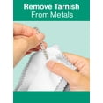 thumbnail image 2 of Gem Glow Gold & Silver Polishing Cloth, 4-ply, 100% Cotton, Removes Tarnish on Gold & Silver Jewelry & Watches, 2 of 4