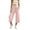 j1-Light Pink, variant on Womens Pants Casual Solid Color Cropped Wide-Leg Pull-On Culottes Female Mid Elastic Waist Loose Soft Daily Breathable Comfortable Pants With Pockets,XL