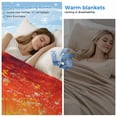 thumbnail image 2 of Fall Thanksgiving Cooling Blanket, Lightweight Breathable Summer Throw Blanket with Double Sided Cold Effect,Red Orange Sunrise Forest Autumn Picnic Beach Blankets Bed Sheet for Hot Sleepers 50"x60", 2 of 8