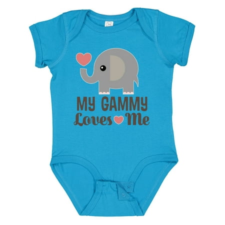 

Inktastic My Gammy Loves Me Grandchild Boys or Girls Baby Bodysuit