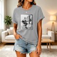 thumbnail image 4 of Women's Vintage Dolly Shirts Country Music Legend T-Shirt Parton Memorial Tee Shirts Retro Graphic Tees Tshirt Casual Short Sleeve Tops XXXL, 4 of 4