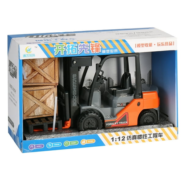 rc toy forklift with accessories