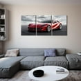 thumbnail image 4 of Hieng Black Supercar at Sunset Canvas Prints Hypercar Wall Art Paintings Sports Car Posters Stretched Pictures for Living Room Modern Home Decor Wall Art Decorations（Only canvas）, 4 of 6