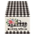 thumbnail image 1 of Under 10 Decorative Table Banner Enthusiastic Summer Style Home Dress Linen Table Flag Flower Printing Western Restaurant Tablecloth, 1 of 4