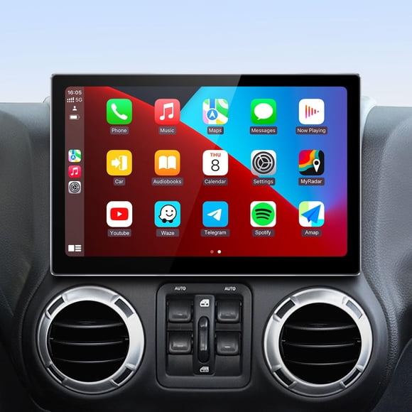 Radio de coche RUICAR de 11,5 pulgadas para Jeep Wrangler JK Compass Grand Cherokee Dodge Ram