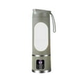 thumbnail image 2 of Licuadora portátil, exprimidor eléctrico de vaso compacto, 50 W, recargable, personal, 10 verde, 2 of 9
