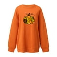 thumbnail image 3 of Blusa holgada de manga larga con estampado de otoño para mujer, suéter informal con cuello redondo, Tops, sudadera Fridja  fjkfkj7136, 3 of 4