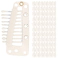 thumbnail image 2 of Metal  Clip, Comb-shaped Excellent Effect  Clip With Safe Design For DIY  For Woman Black,Coffee,Beige, 2 of 8