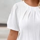 thumbnail image 5 of Xuyuer Womens T Shirts Short Sleeve Summer Tops Pleated T Shirt Casual Blouses Spring Clothes Beach Vacation 2025, 5 of 5