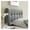 Gray, variant on Tufted Button Linen Fabric Upholstered Twin Headboard in Gray