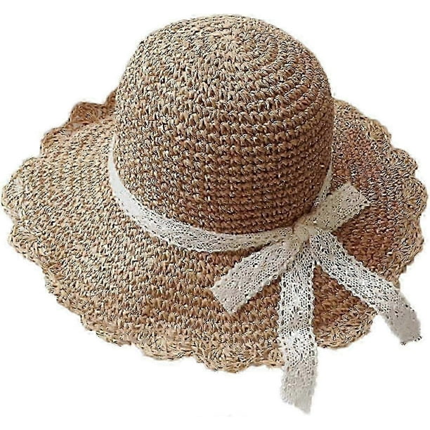Summer Straw Hat Ladies Folding Hat Fisherman Hat Sun Hat Beach Hat Summer Hat Women Hat Uv Protection Outdoor Hat Wide Brim Hat Cap