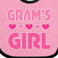 thumbnail image 4 of Inktastic Grams Girl Granddaughter Girls Baby Bib, 4 of 4