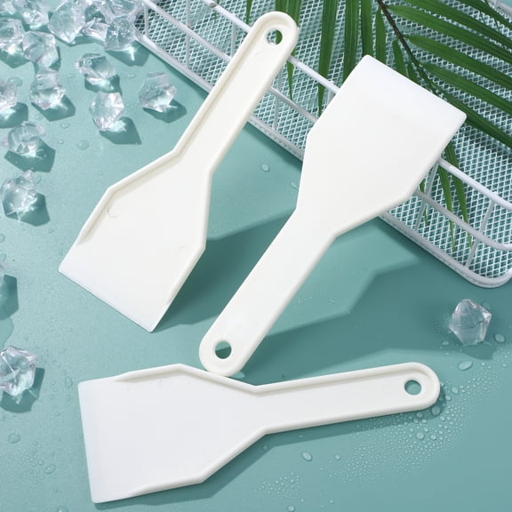 3-Pack Mini Ice Scrapers for Freezer, Refrigerator, Car Windshield Deicing and Ice Removal Tools, and Easy to Use