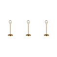 thumbnail image 1 of Baohd Contemporary Table Number Holder Photo Stand for Trendy Hotel Settings Gold 15cm 3Set, 1 of 6