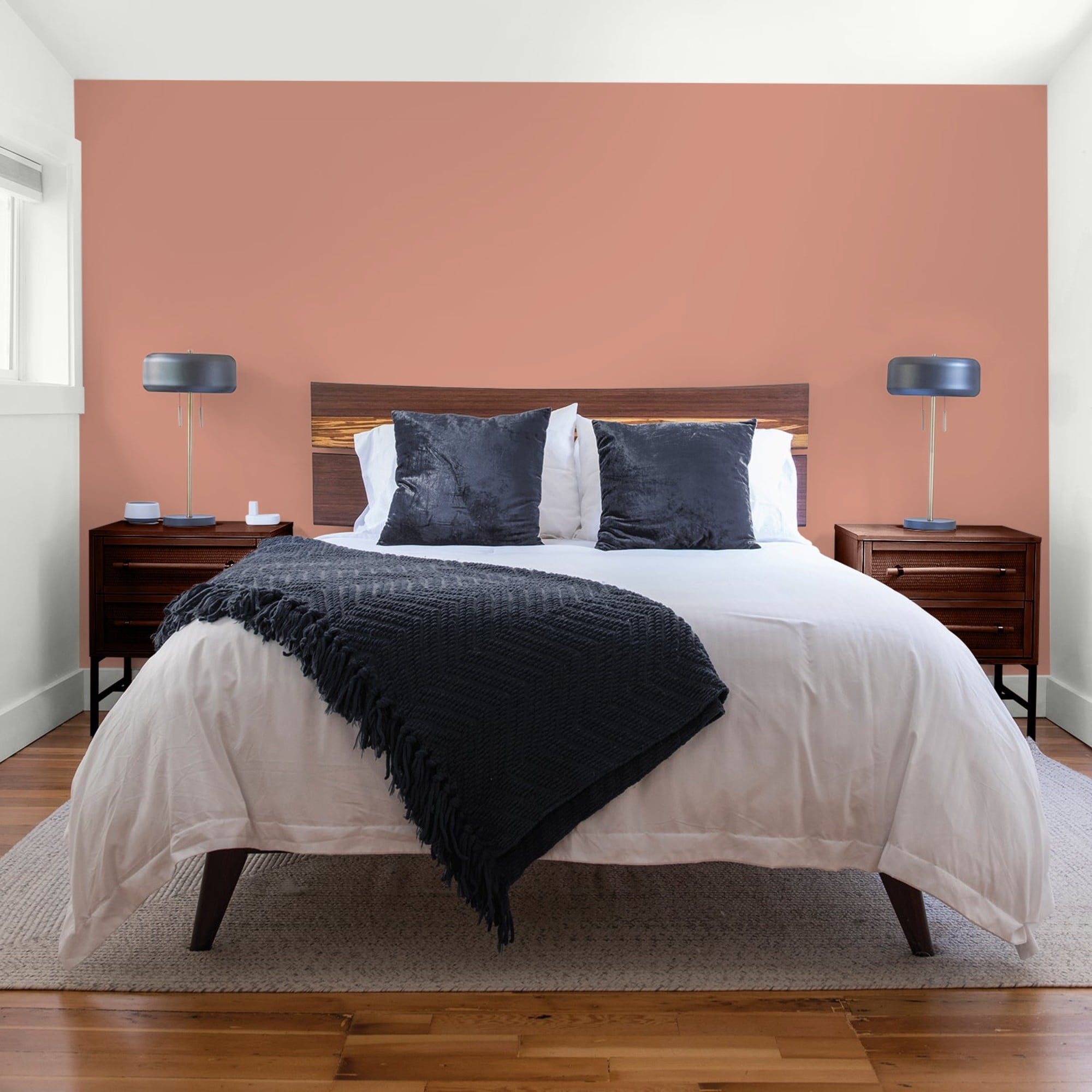 Glidden HEP Copper Trail / Orange, Flat Interior Paint with Primer, 1 Gallon