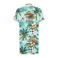 thumbnail image 4 of GERsome Men's Hawaiian 2 Piece Outfits Short Sleeve Floral Shirts and Shorts Summer Beach Vacation Matching Set S-3XL, 4 of 5