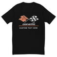 thumbnail image 2 of SUNBELTGIFTS Corvette C3 Personalized Racing Flag Graphic Short Sleeve T-shirt, 2 of 6