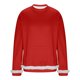 thumbnail image 3 of RKSTN Fleece Sweatshirts for Men Oversized Crewneck Pullover Hoodless Sweatshirt Top Mens Casual Solid Round Neck Loose Fits Comfy Long Sleeve Sweatshirt with Pockets Fall Winter Clothes, 3 of 7