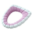 thumbnail image 3 of Fmxomd Soft Toilet Seat Cushion Washable and Comfortable Toilet Seat Cover Pads Reusable Thicker Winter Warmer Cover Pads (Pink,1Pack), 3 of 7
