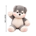 thumbnail image 2 of ZhangC Running Husky Plush, 17.7Inch Moving Legs Stuffed Animal Toy, Soft and Cuddly Farm Animal Doll, Desktop Fidget Soft Cuddly Pal Sensory Gift for Office Bedroom, 2 of 6